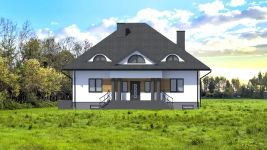 Projekt domu Planujdom 003 (ABP1125) - elewacja frontowa