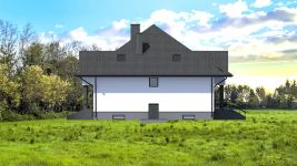 Projekt domu Planujdom 003 (ABP1125) - elewacja lewa