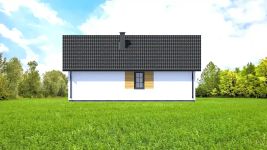 Projekt domu Planujdom 006 (ABP1137) - elewacja tylna