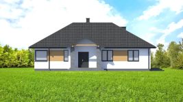 Projekt domu Planujdom 010 (ABP1136) - elewacja frontowa