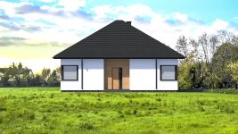 Projekt domu Panujdom 018 (ABP1118) - elewacja frontowa