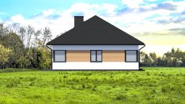 Projekt domu Panujdom 018 (ABP1118) - elewacja lewa