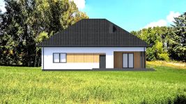 Projekt domu Planujdom 020 (ABP1116) - elewacja tylna