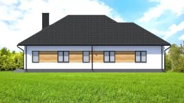 Projekt domu Planujdom 022 (ABP1115) - elewacja lewa