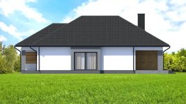 Projekt domu Planujdom 022 (ABP1115) - elewacja prawa