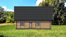 Projekt domu Planujdom 023 (ABP1114) - elewacja frontowa