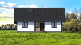 Projekt domu Planujdom 025 ver2 (ABP1109) - elewacja frontowa
