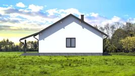 Projekt domu Planujdom 025 ver2 (ABP1109) - elewacja lewa