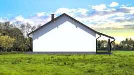 Projekt domu Planujdom 025 ver2 (ABP1109) - elewacja prawa