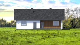 Projekt domu Planujdom 028 (ABP1107) - elewacja frontowa