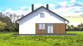 Projekt domu Planujdom 028 (ABP1107) - elewacja prawa