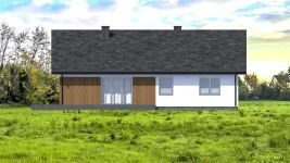Projekt domu Planujdom 028 (ABP1107) - elewacja tylna