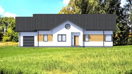 Projekt domu Planujdom 032 (ABP1106) - elewacja frontowa