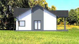 Projekt domu Planujdom 032 (ABP1106) - elewacja lewa