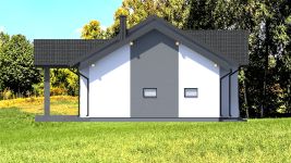 Projekt domu Planujdom 032 (ABP1106) - elewacja prawa