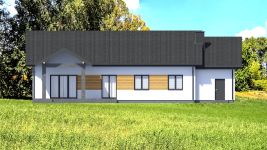 Projekt domu Planujdom 032 (ABP1106) - elewacja tylna