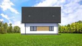 Projekt domu Planujdom 033 (ABP1105) - elewacja tylna
