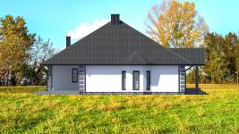 Projekt domu Planujdom 035 (ABP1104) - elewacja lewa