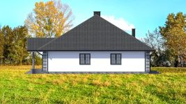 Projekt domu Planujdom 035 (ABP1104) - elewacja prawa