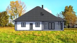 Projekt domu Planujdom 035 (ABP1104) - elewacja tylna