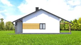 Projekt domu Planujdom 036 (ABP1102) - elewacja prawa