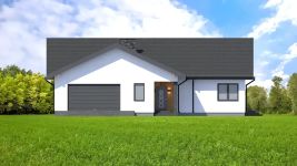 Projekt domu Planujdom 039 (ABP1100) - elewacja frontowa