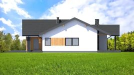 Projekt domu Planujdom 039 (ABP1100) - elewacja prawa