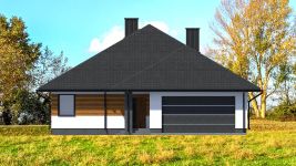 Projekt domu Planujdom 040 (ABP1099) - elewacja frontowa