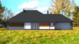 Projekt domu Planujdom 040 (ABP1099) - elewacja lewa