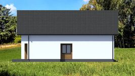 Projekt domu Planujdom 042 (ABP1098) - elewacja prawa
