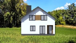 Projekt domu Planujdom 042 (ABP1098) - elewacja tylna