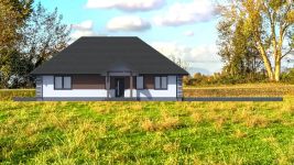 Projekt domu Planujdom 044 (ABP1097) - elewacja frontowa