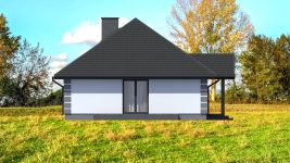 Projekt domu Planujdom 044 (ABP1097) - elewacja lewa