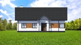 Projekt domu Planujdom 045 (ABP1086) - elewacja frontowa