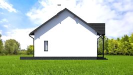 Projekt domu Planujdom 045 (ABP1086) - elewacja lewa