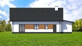 Projekt domu Planujdom 045 ver3 (ABP1096) - elewacja tylna