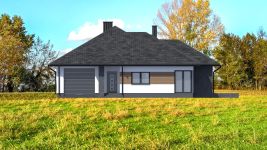 Projekt domu Planujdom 046 (ABP1085) - elewacja frontowa