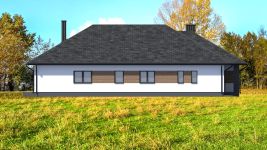 Projekt domu Planujdom 046 (ABP1085) - elewacja lewa