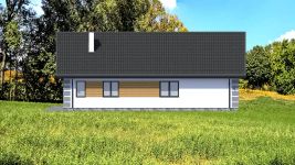 Projekt domu Planujdom 050 (ABP1082) - elewacja lewa