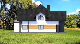 Projekt domu Planujdom 052 (ABP1088) - elewacja prawa