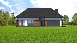 Projekt domu Planujdom 060 (ABP1094) - elewacja frontowa