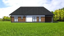 Projekt domu Planujdom 060 (ABP1094) - elewacja lewa