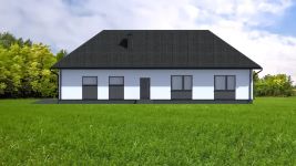Projekt domu Planujdom 060 (ABP1094) - elewacja prawa
