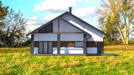 Projekt domu Planujdom 061 (ABP1093) - elewacja lewa