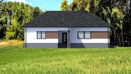 Projekt domu Planujdom 062 (ABP1092) - elewacja frontowa