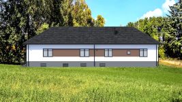 Projekt domu Planujdom 062 (ABP1092) - elewacja lewa
