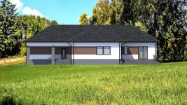 Projekt domu Planujdom 062 (ABP1092) - elewacja prawa