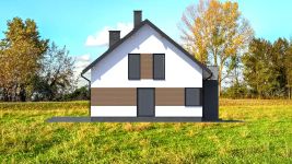Projekt domu Planujdom 063 (ABP1091) - elewacja lewa