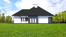Projekt domu Planujdom 064 (ABP1090) - elewacja prawa