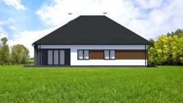 Projekt domu Planujdom 064 (ABP1090) - elewacja tylna
